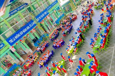 Trường MN Họa Mi tổ chức tuần lễ sức khỏe năm học 2023-2024.