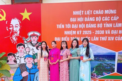 Trường MN Họa Mi tham gia Đại Hội Đảng bộ xã Krông Nô lần thứ I.