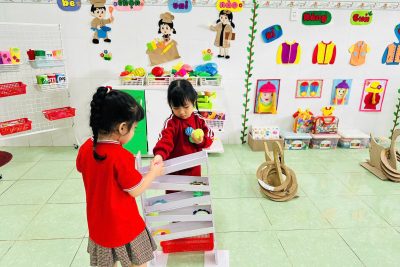 Trường mầm non Hoạ Mi tổ chức Hội thi Xây dựng môi trường lớp học hạnh phúc, lấy trẻ làm trung tâm cấp trường năm học 2025-2026